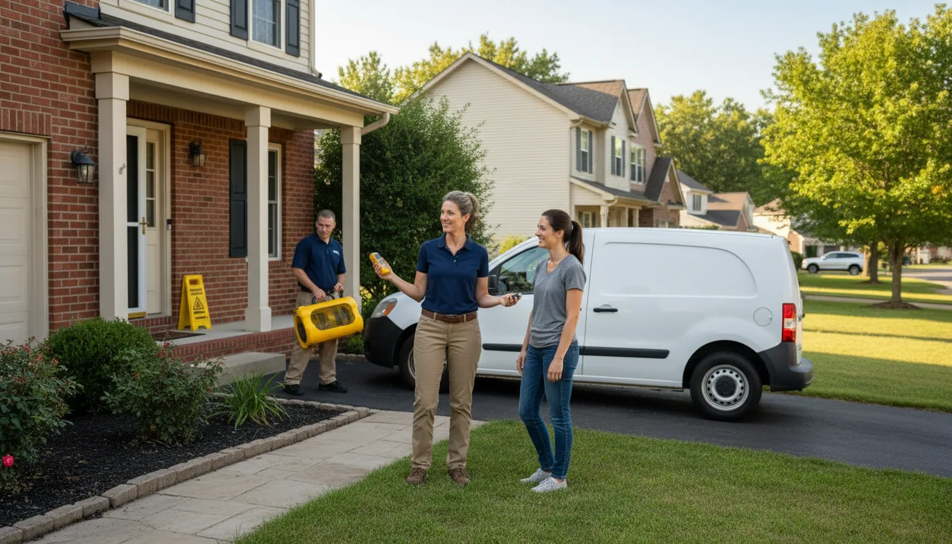 Residential water damage restoration in Franklin, ID